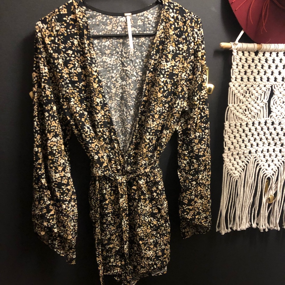 Free people long sleeve romper